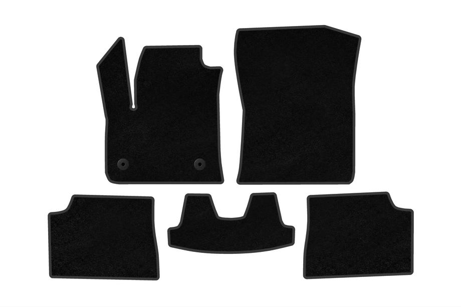 Fiat 600/600e 2023– Premium textielmatten (Electro, zwart) Image