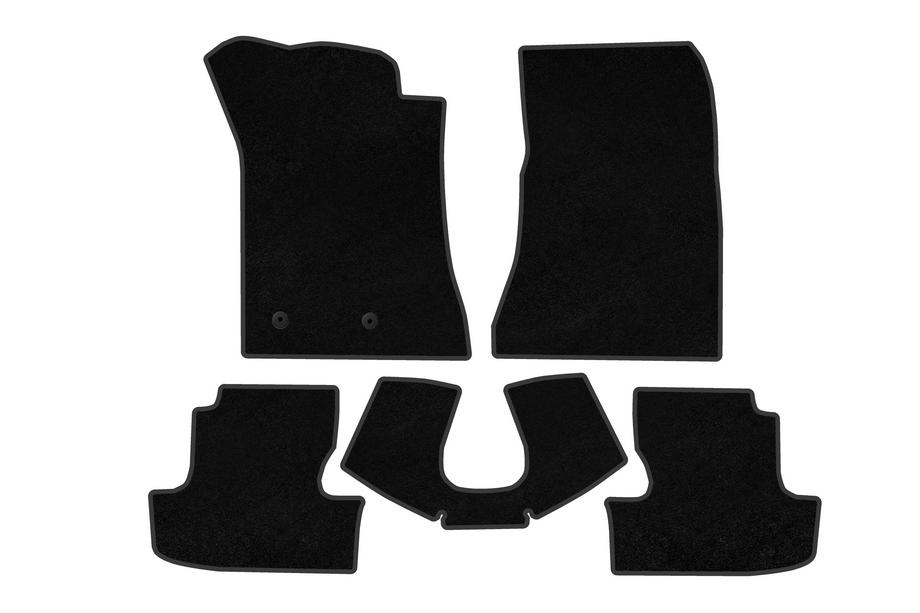 Ford Mustang 2015–2023 Textiele automatten Premium V2 (Zwart) Image