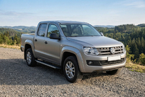 Volkswagen Amarok 2010–2022 Duru zijtreden (set van 2, aluminium) foto 1