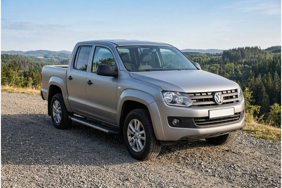 Volkswagen Amarok 2010–2022 Duru zijtreden (set van 2, aluminium) Image