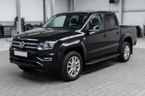 Volkswagen Amarok 2010–2022 Bosphorus Black side steps (2 st., aluminium) foto 1