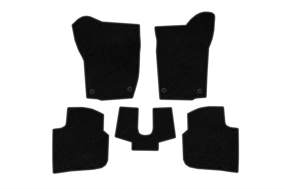 Seat Toledo 2012–2019 Premium stoffen automatten (Zwart) Image