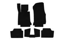 BMW 2-serie F22/F23 2014–2021 Deluxe textiele vloermatten (voor F22, zwart) foto 1