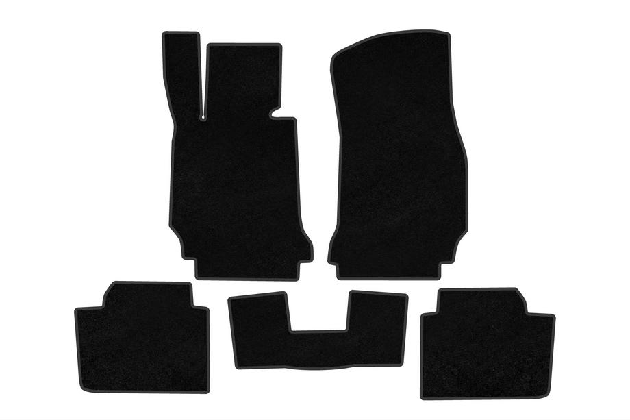 BMW 4 Serie F32/F33/F36 2012–2020 Deluxe textiele automatten (voor F36, zwart) Image