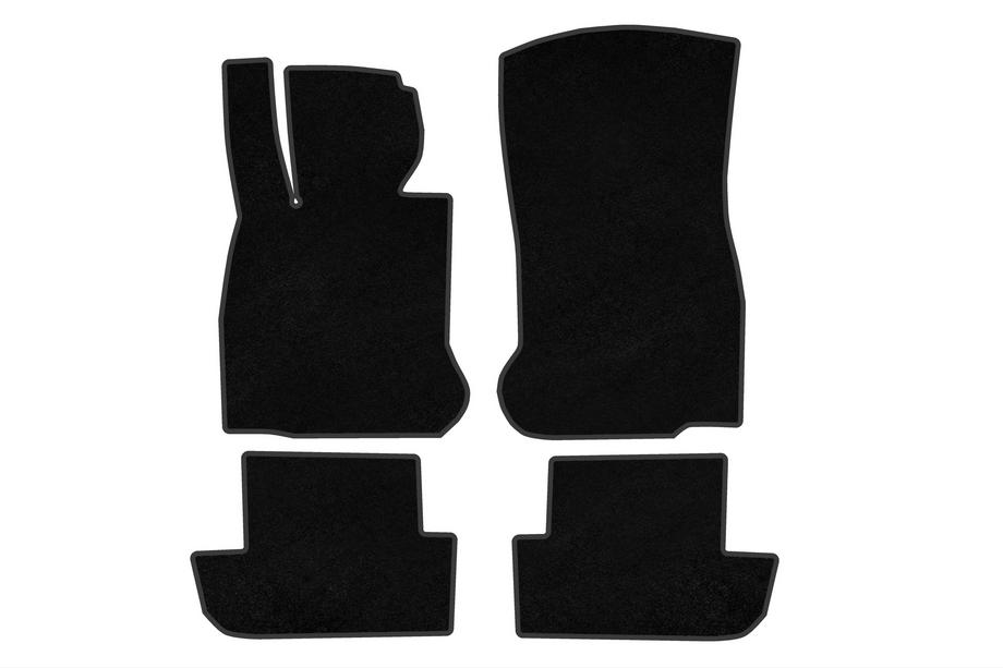 BMW 6-serie F12/F13/F06 2011–2018 Deluxe textiel automatten (Voor F12/13, zwart) Image