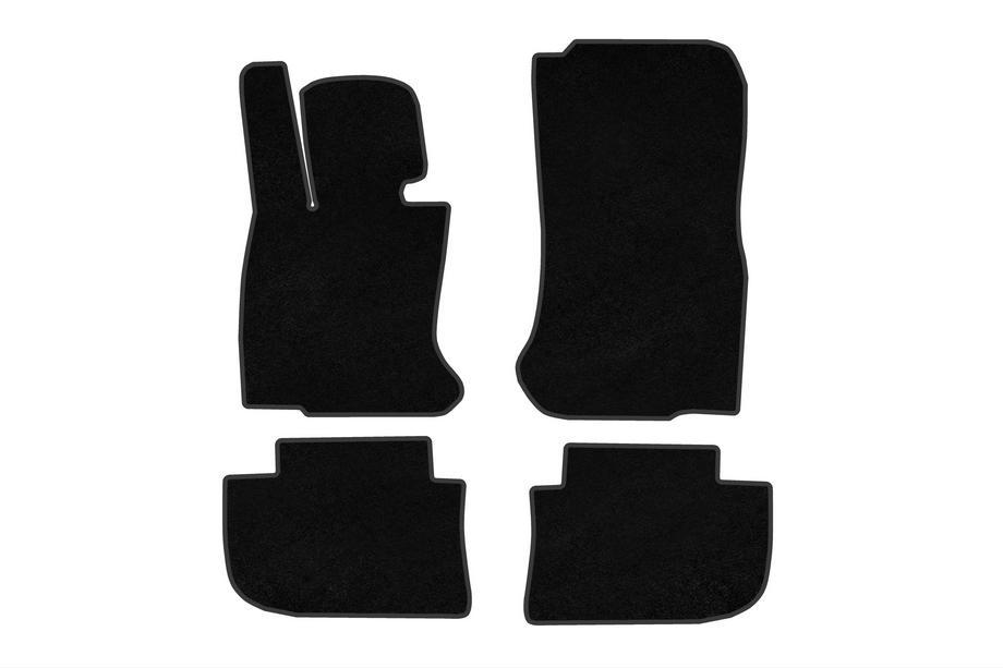 BMW 6-serie F12/F13/F06 2011–2018 Deluxe textielen vloermatten (Voor F06, Zwart) Image