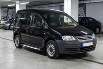 Volkswagen Caddy 2004–2010 Side steps Line (2 stuks, aluminium) foto 1