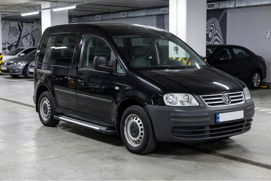 Volkswagen Caddy 2004–2010 Side steps Line (2 stuks, aluminium) Image