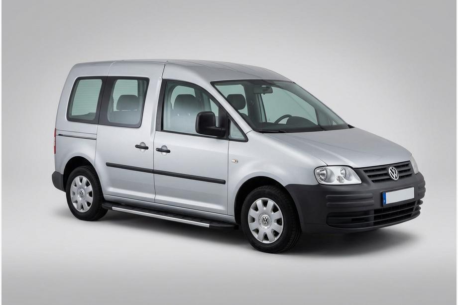 Volkswagen Caddy 2004–2010 Duru side steps (2 stuks, aluminium) Maxi basis Image