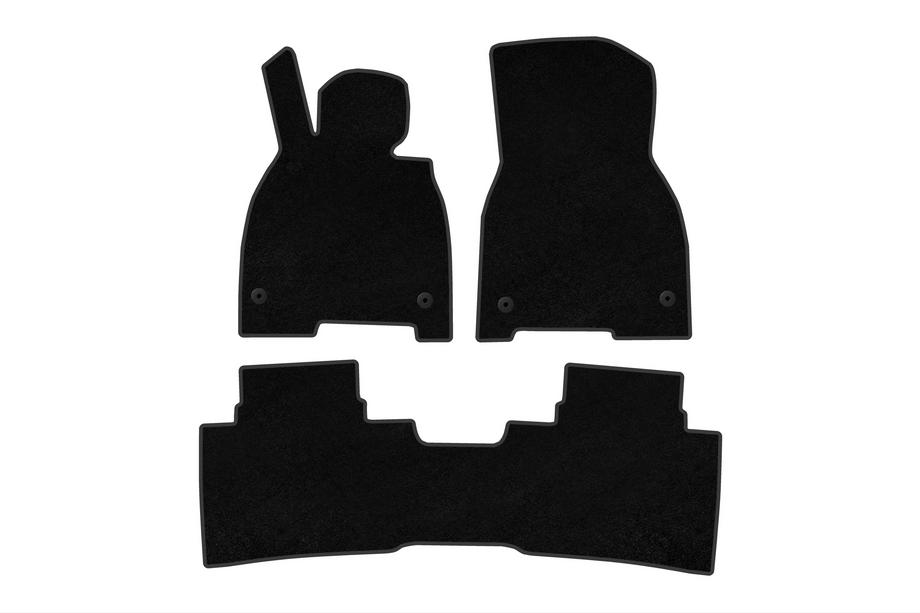 Mercedes EQS 2021– Textiele automatten Deluxe (Zwart) Image