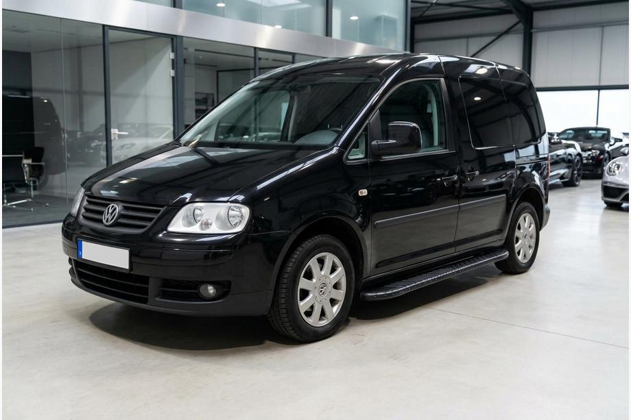 Volkswagen Caddy 2004–2010 Bosphorus Black side steps (2 st., aluminium) Standaard basis Image