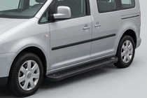 Volkswagen Caddy 2010–2015 Allmond Black side steps (2 st., aluminium) Maxi basis foto 1