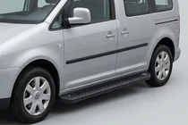 Volkswagen Caddy 2010–2015 Allmond Black side steps (2 st., aluminium) foto 1