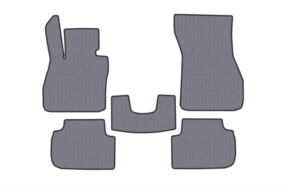 BMW 2 Serie Gran Coupe F44 2020–2024 Rubberen vloermatten Carsuit (voor F44, grijs) Foto 1