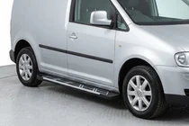 Volkswagen Caddy 2010–2015 Sunrise side steps (set van 2, aluminium) foto 1