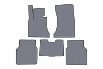 BMW 7-serie E65/66 2001–2008 Rubberen automatten Carsuit (voor E66, grijs) foto 1