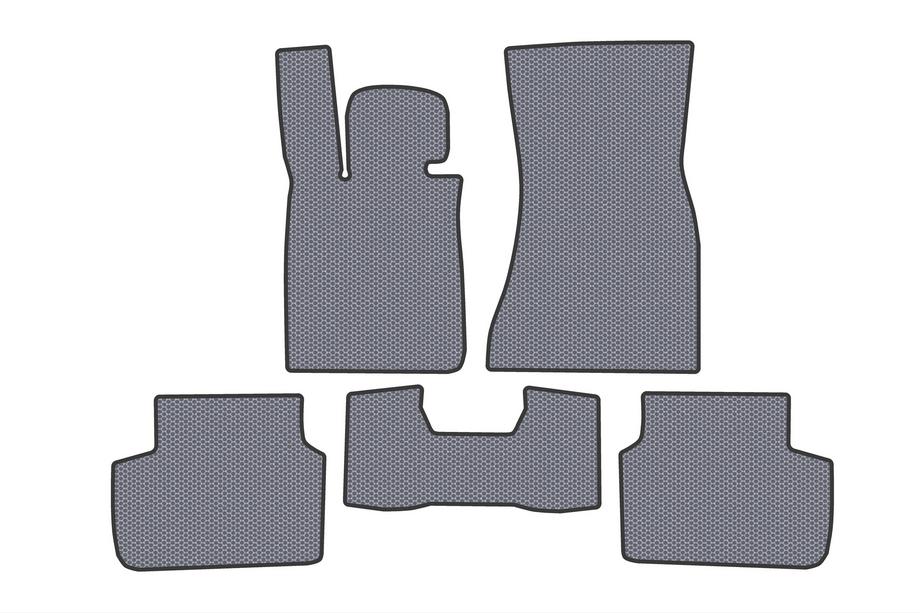 BMW 7 Serie G11/G12 2015–2022 Rubberen automatten Carsuit (voor G11, grijs) Foto 1