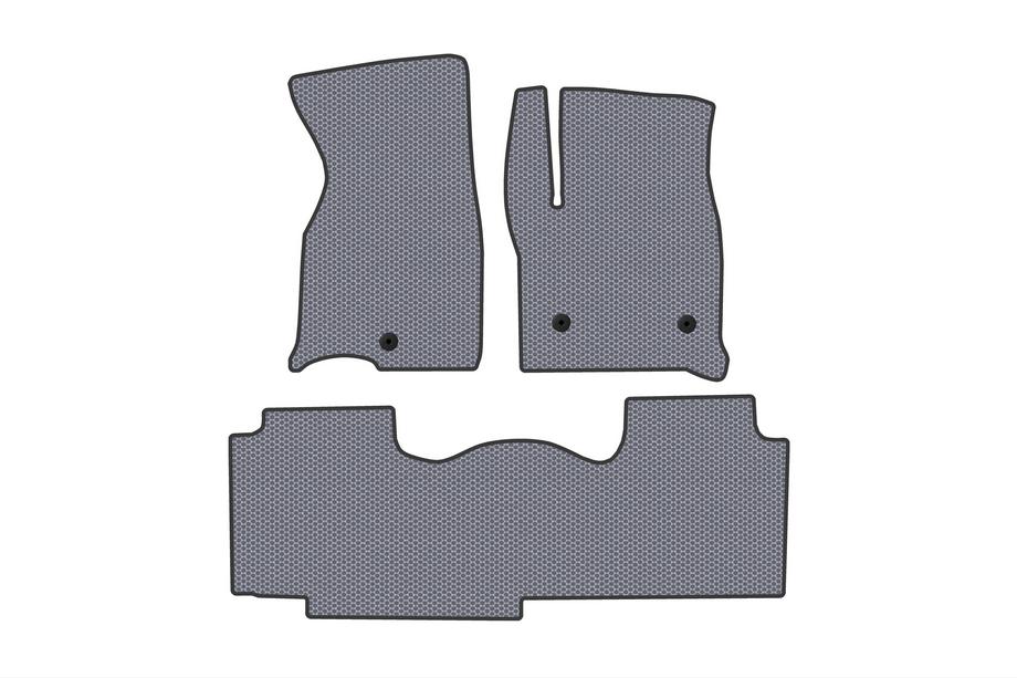 Chevrolet Tahoe 2020– Rubberen automatten Carsuit (2 rijen, grijs) Image