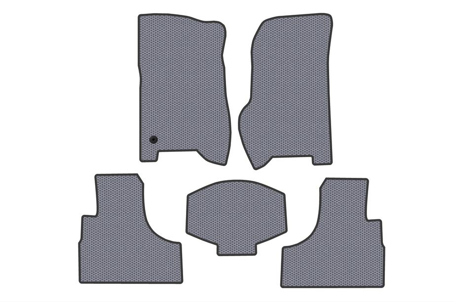 Jeep Cherokee/Liberty 2002–2007 Rubberen automatten Carsuit (Grijs) Foto 1