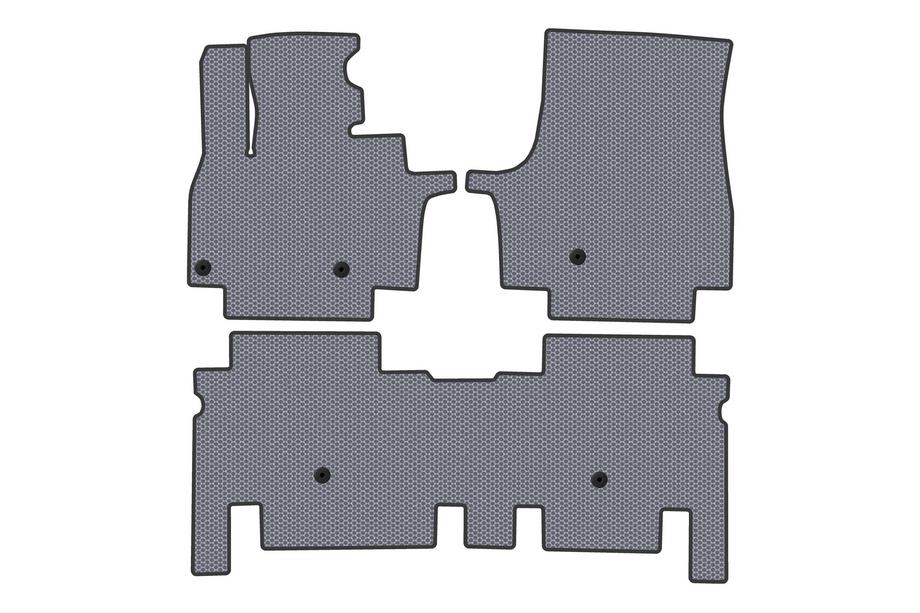 KIA EV9 Rubberen automatten Carsuit (2 rijen, grijs) Image