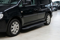 Volkswagen Caddy 2010–2015 Bosphorus Black side steps (2 st., aluminium) foto 1