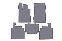 Mercedes S-Class W220 1998–2005 Rubber automatten Carsuit (Long, Grijs) foto 1