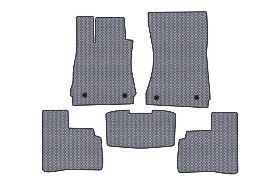 Mercedes S-class W221 2005–2013 Rubberen automatten Carsuit (Short, Grijs) Image