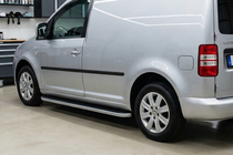Volkswagen Caddy 2010–2015 Tayga side steps (2 stuks, aluminium) foto 1
