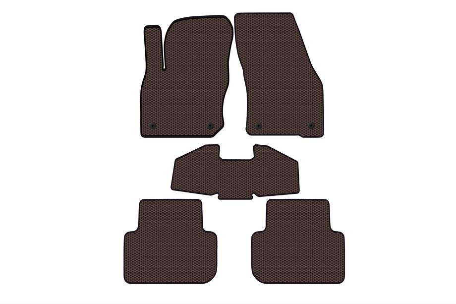 Volkswagen Tiguan 2023– Rubberen automatten Carsuit (Bruin) Image