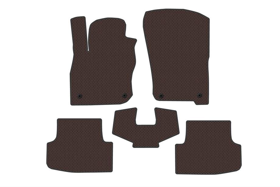 Audi A3 2020– Rubberen automatten Carsuit (HB, bruin) Image