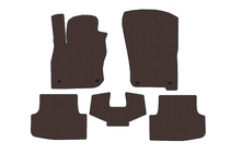 Audi A3 2020– Rubberen automatten Carsuit (Sedan, bruin) foto 1