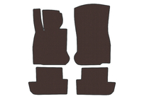 BMW 6-serie F12/F13/F06 2011–2018 Carsuit rubberen matten (voor F12/13, bruin) foto 1