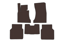 BMW 7-serie E65/66 2001–2008 Rubberen automatten Carsuit (voor E66, bruin) foto 1