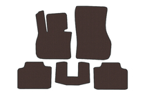 BMW X1/iX1 (U11) 2022– Rubberen automatten Carsuit (voor X1, bruin) foto 1