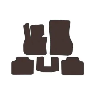 Rubberen automatten Carsuit (voor X1, bruin) foto 1