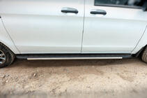 Mercedes Vito/V-klasse W447 2014– Duru side steps (2 stuks, aluminium) Korte en middellange wielbasis foto 6
