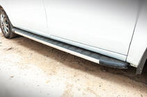 Mercedes Vito/V-klasse W447 2014– Duru side steps (2 stuks, aluminium) Korte en middellange wielbasis foto 5