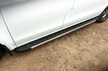 Mercedes Vito/V-klasse W447 2014– Duru side steps (2 stuks, aluminium) Korte en middellange wielbasis foto 2