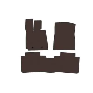 Rubberen automatten Carsuit (Bruin)