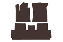 Citroen C-4 Picasso 2013–2022 Rubberen automatten Carsuit (voor Grand, 2 rijen, bruin) foto 1
