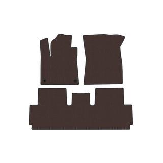 Rubberen automatten Carsuit (voor Grand, 2 rijen, bruin) Citroen C-4 Picasso 2013–2022 foto 1