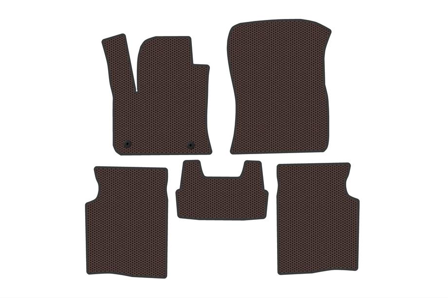 Citroen C4 X/e-C4 X 2022– Rubberen automatten Carsuit (Electro, bruin) Foto 1