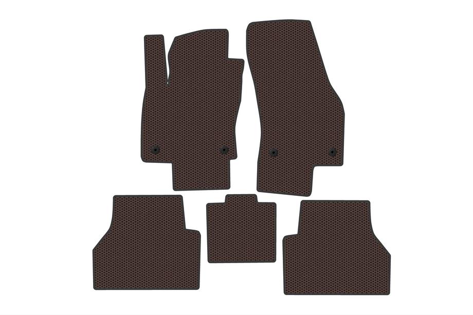Ford Connect 2021– Rubberen automatten Carsuit (Bruin) Image