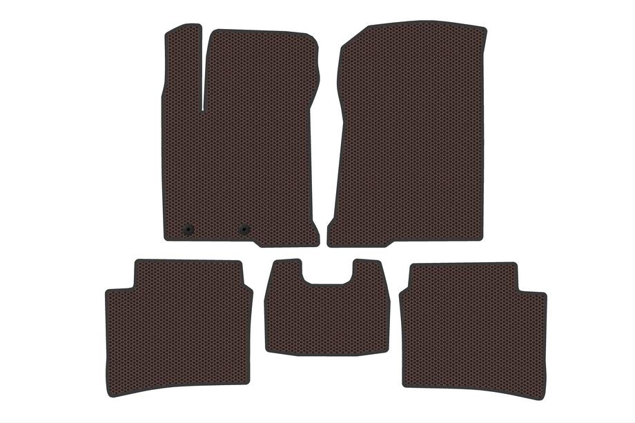 Hyundai I-20 2020– Rubberen automatten Carsuit (Bruin) Image