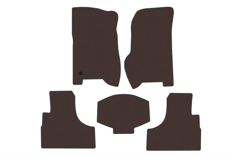 Jeep Cherokee/Liberty 2002–2007 Rubberen automatten Carsuit (Bruin) Image