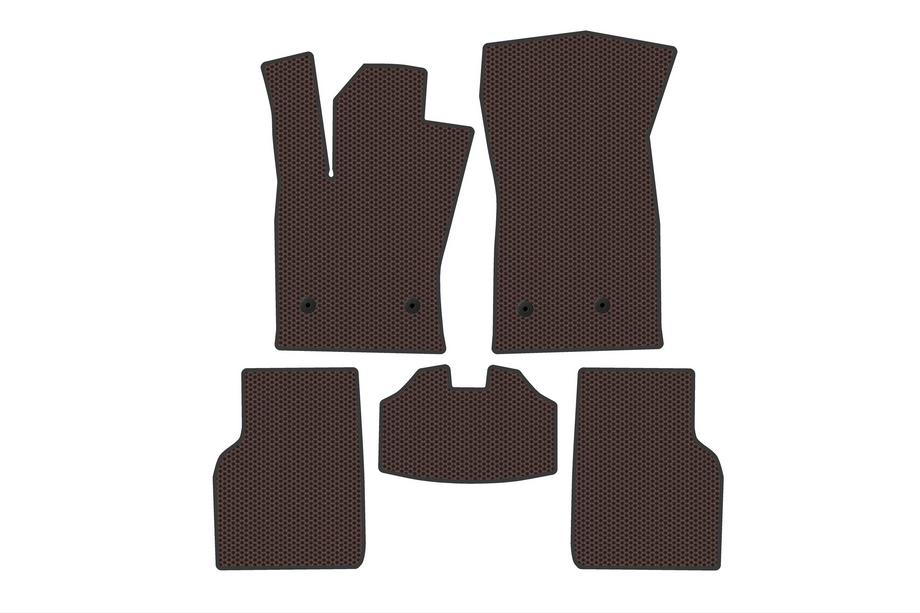 Jeep Compass 2016– Rubberen automatten Carsuit (Bruin) Image