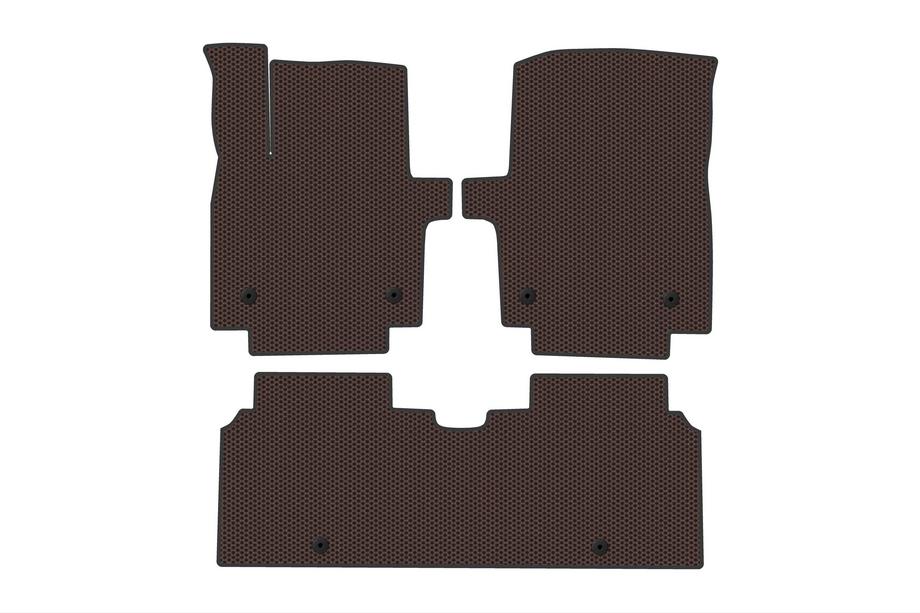 Kia EV6 2021– Rubberen automatten Carsuit (Bruin) Image