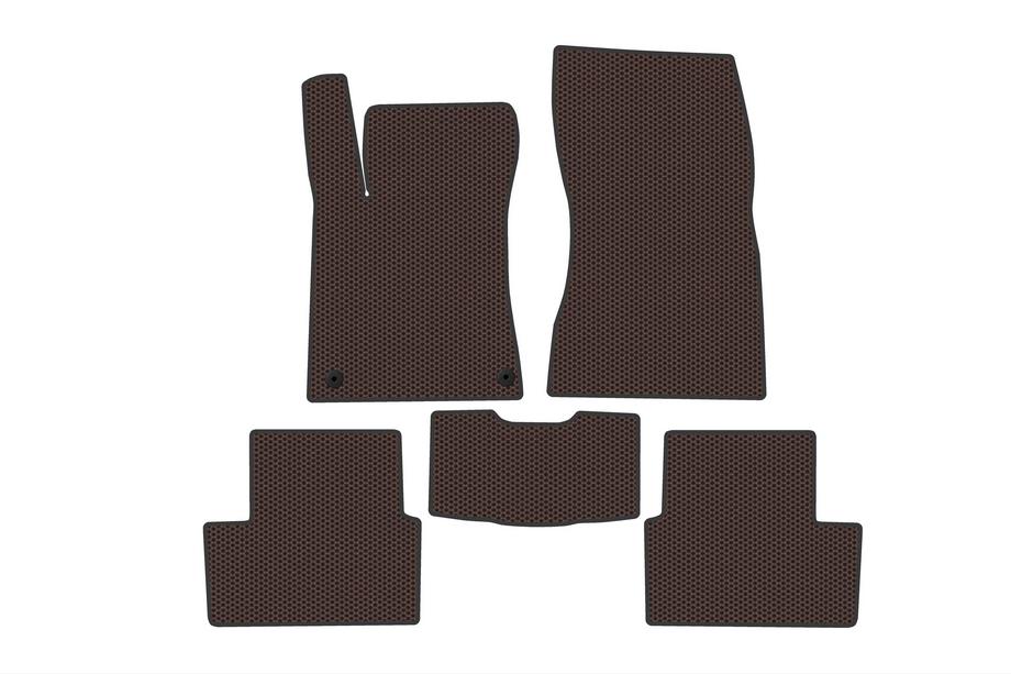 Mercedes CLA C118 2019– Rubberen automatten Carsuit (SD, bruin) Foto 1