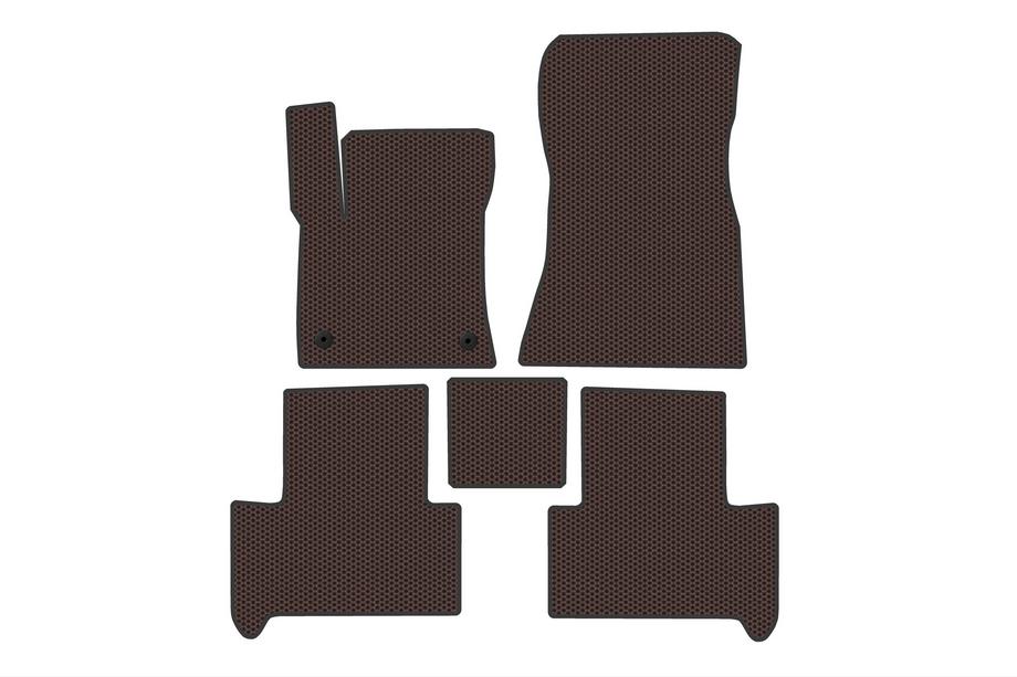Mercedes EQB 2021– Rubberen automatten Carsuit (Bruin) Image