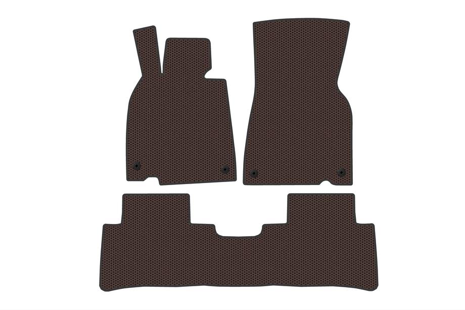Mercedes EQE Rubberen automatten Carsuit (Bruin) Image
